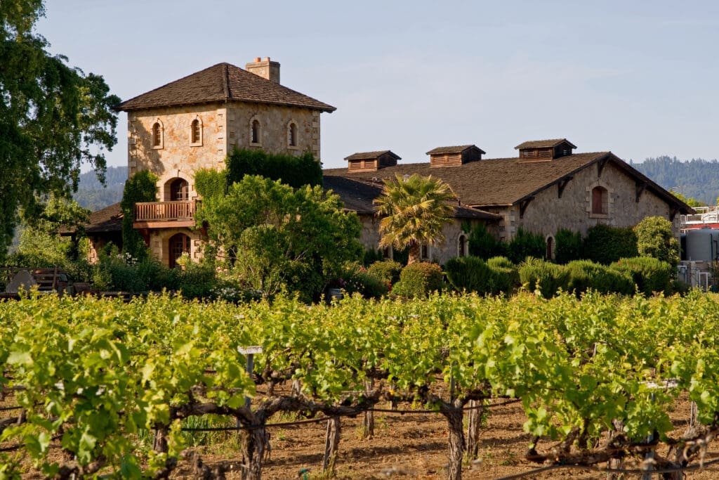 A winery at Napa Valley, California.